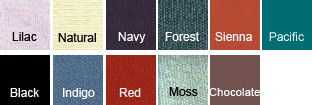 Moby Wrap Colors