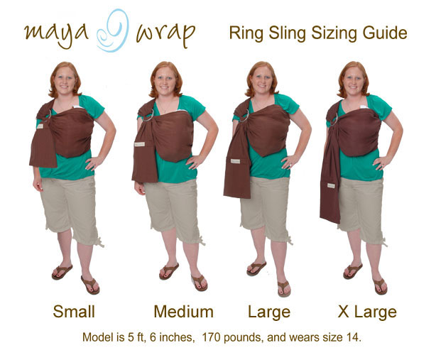 Maya Wrap Size Chart